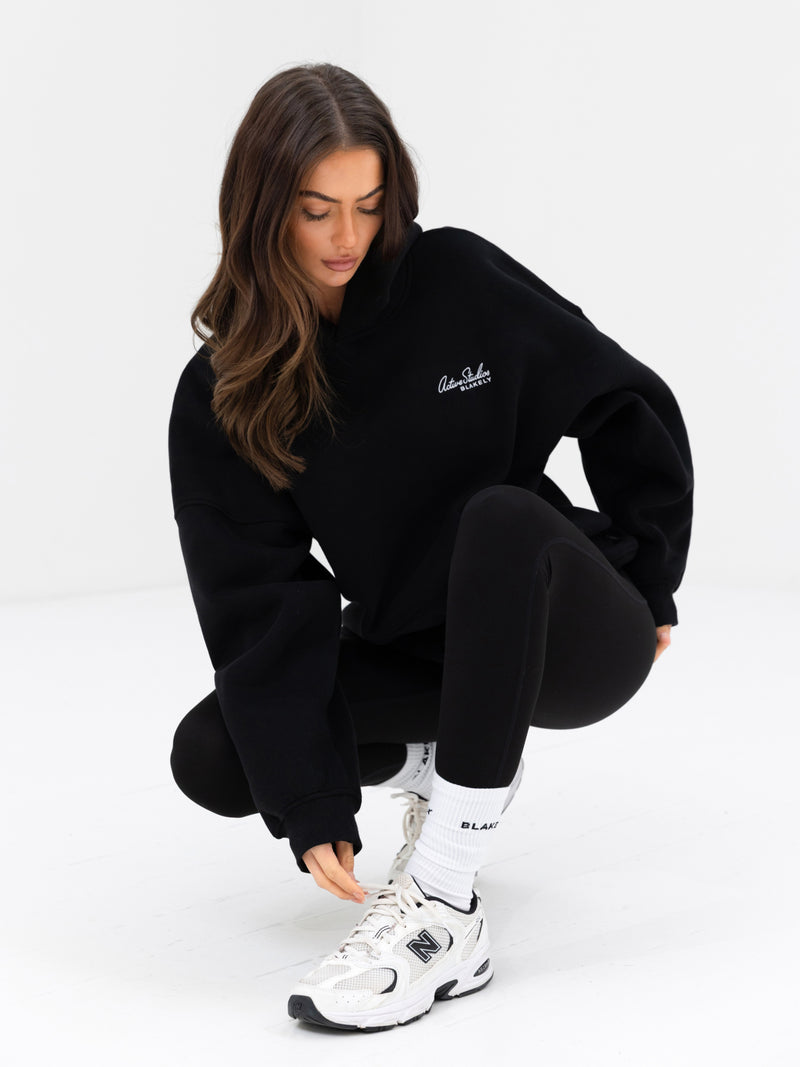 Addie Oversized Hoodie - Schwarz