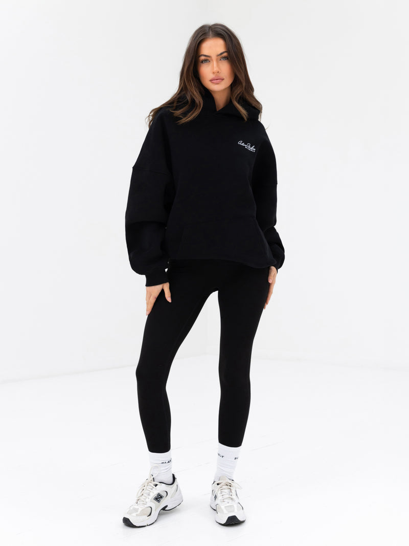 Addie Oversized Hoodie - Schwarz