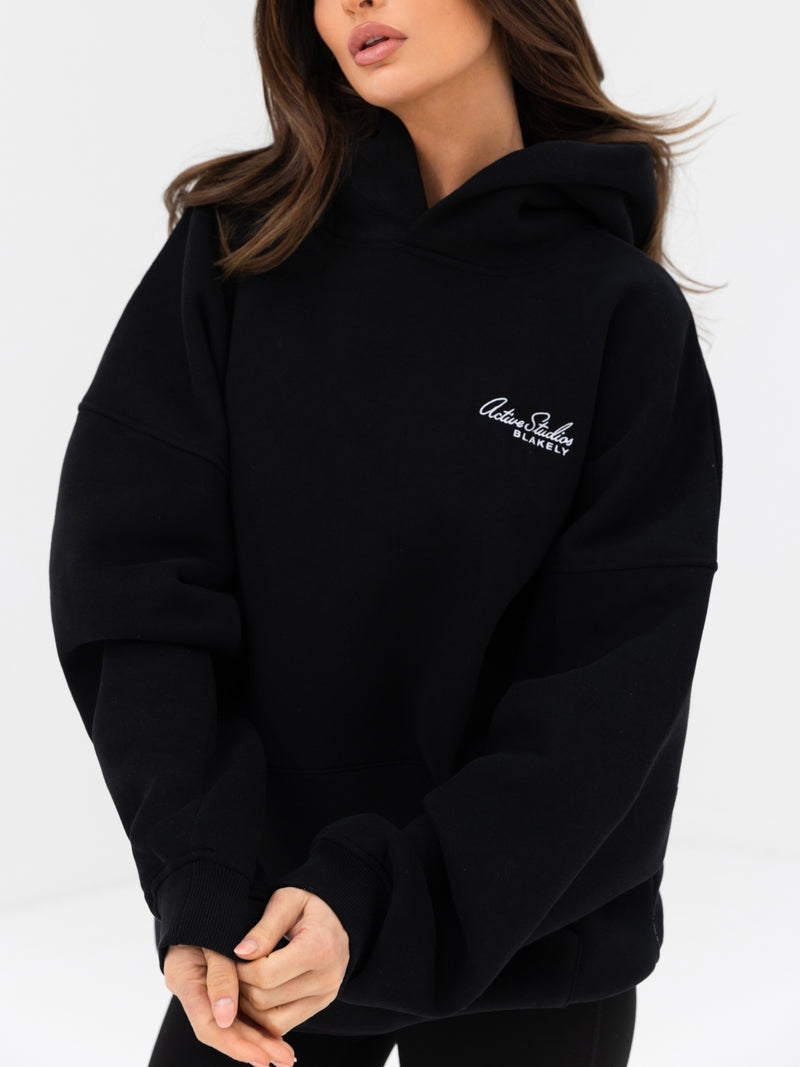 Addie Oversized Hoodie - Schwarz