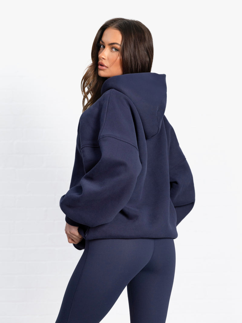 Addie Oversized Hoodie - True Navy