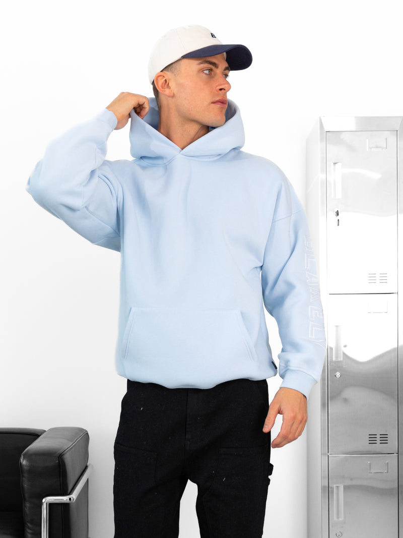 Miles Relaxed Hoodie - Powder Blue
