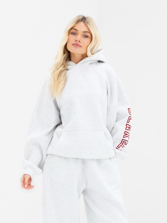 Alexis Oversized Hoodie - Mergelweiß