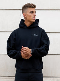 Austin Relaxed Hoodie - Schwarz