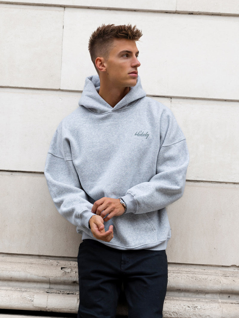 Austin Relaxed Hoodie - Mergelgrau
