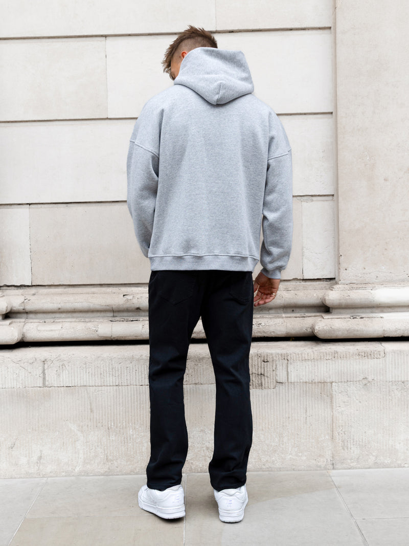 Austin Relaxed Hoodie - Mergelgrau