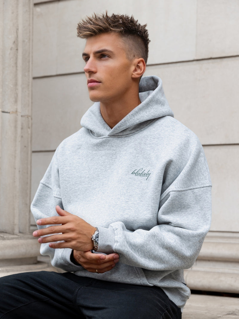 Austin Relaxed Hoodie - Mergelgrau