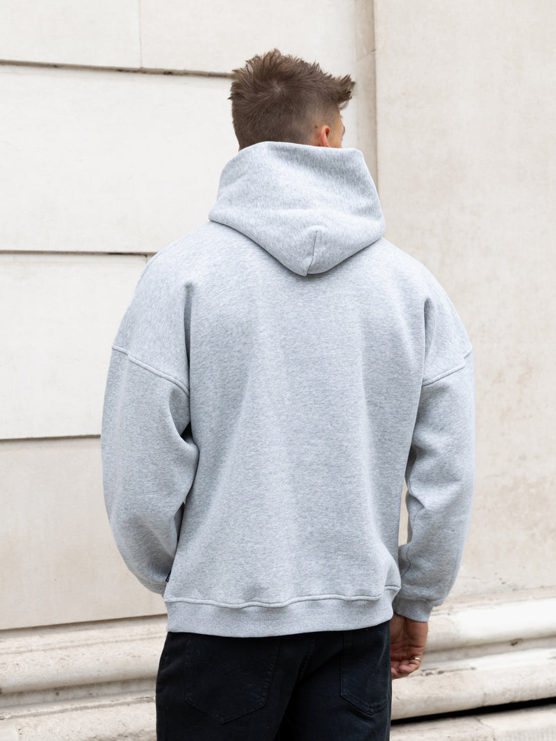 Austin Relaxed Hoodie - Mergelgrau
