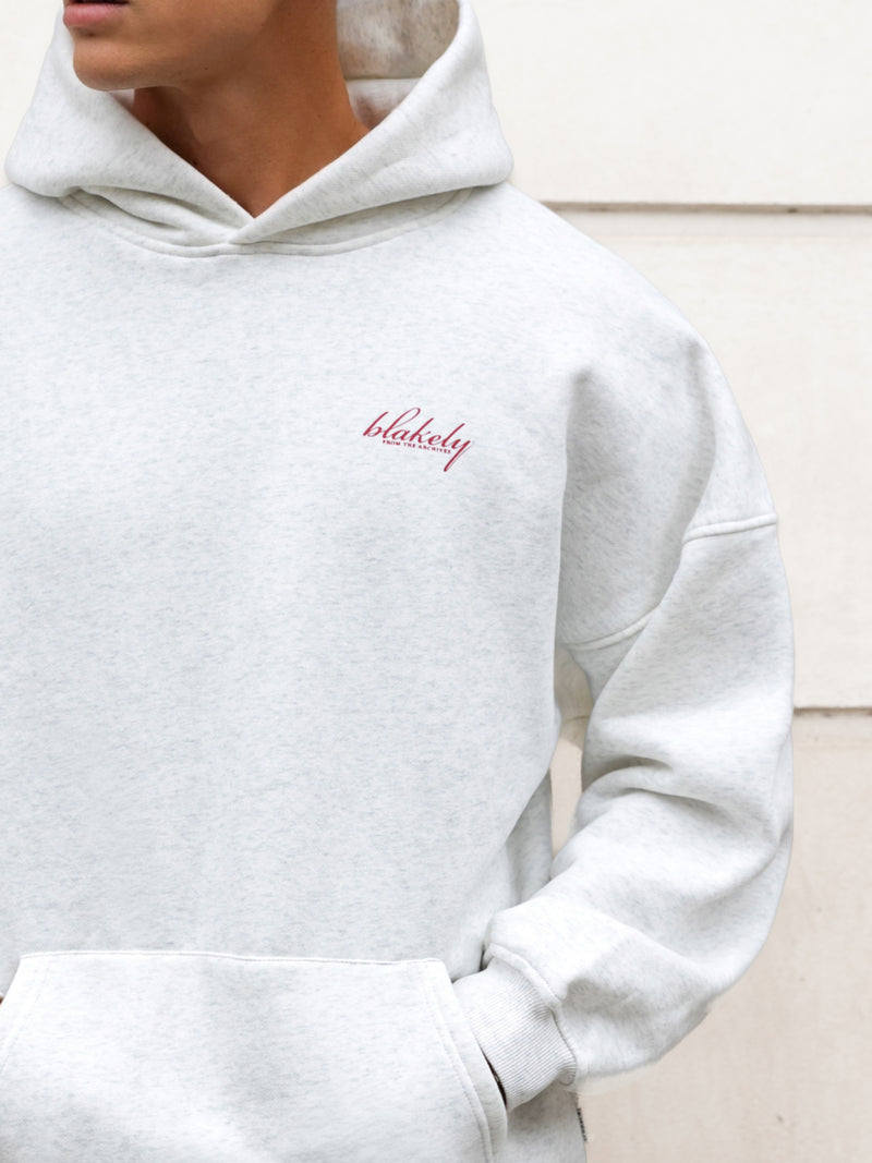Austin Relaxed Hoodie - Mergelweiß