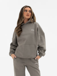 Georgia Oversized Hoodie - Safarigrün