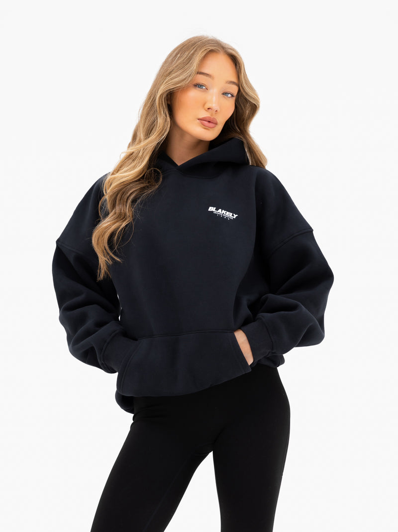 Jodi Oversized Hoodie - Schwarz