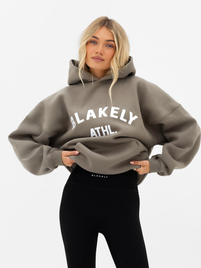 Joah Oversized Hoodie - Safarigrün