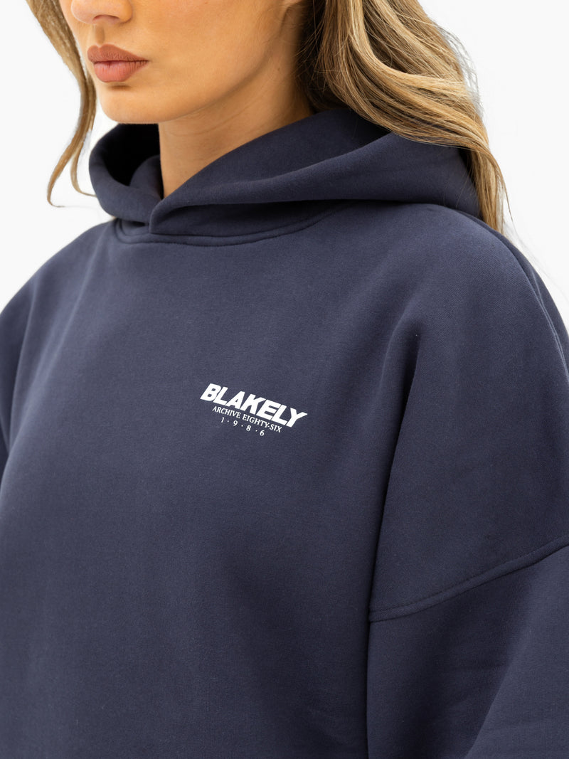 Jodi Oversized Hoodie - True Navy