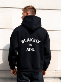 Niko Relaxed Hoodie - Schwarz
