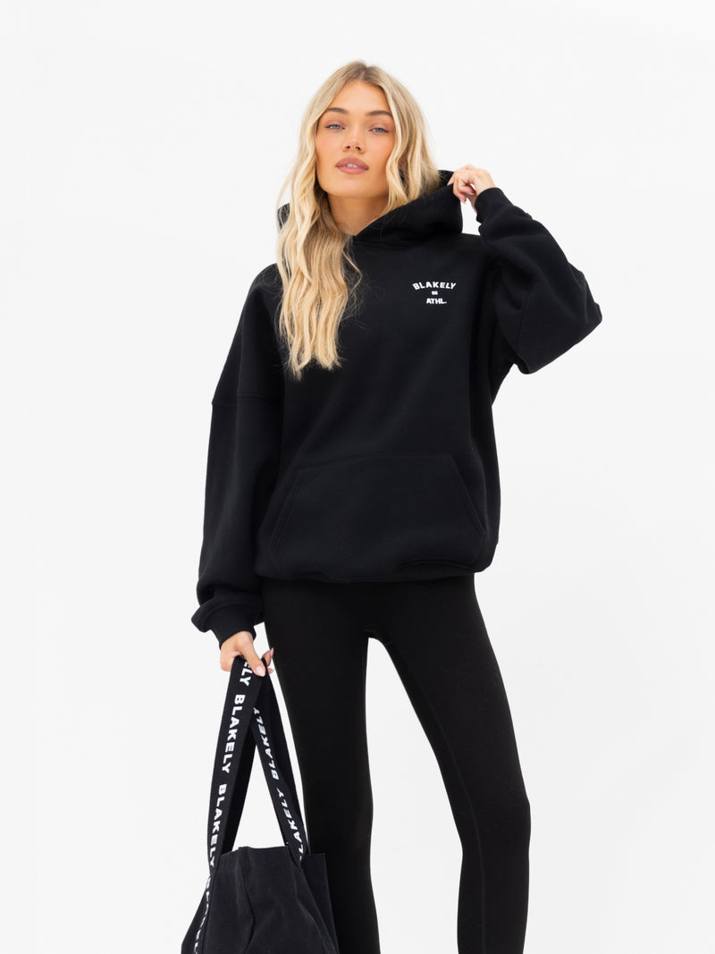 Hallie Oversized Hoodie - Schwarz