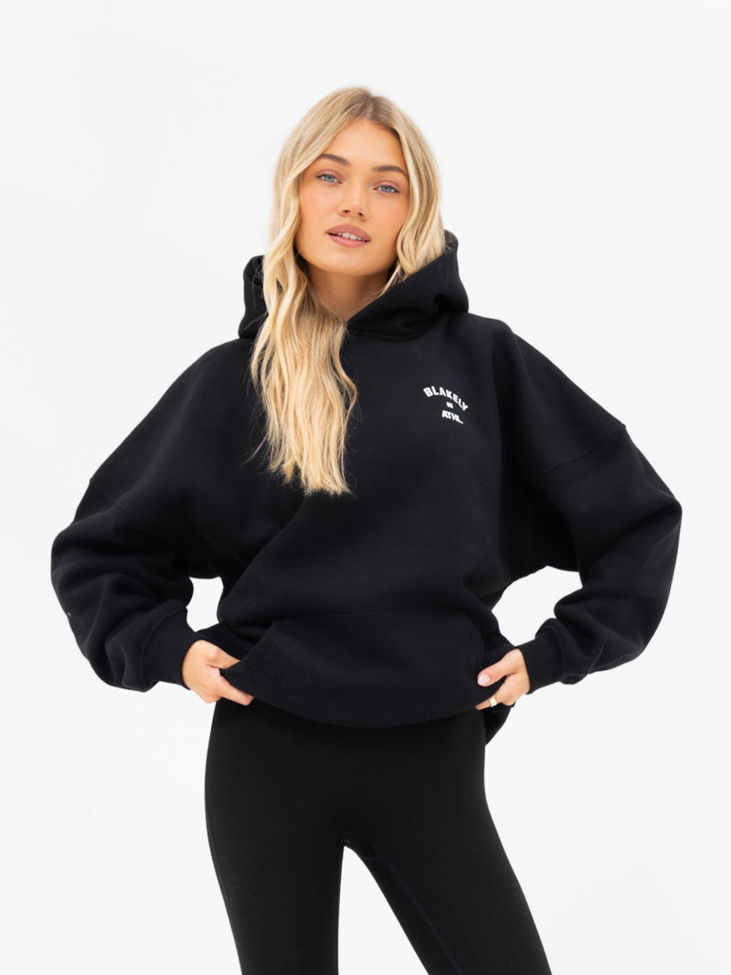 Hallie Oversized Hoodie - Schwarz