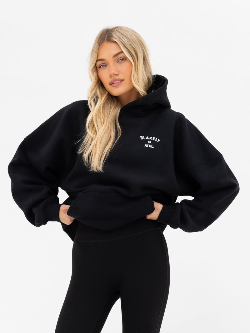 Hallie Oversized Hoodie - Schwarz