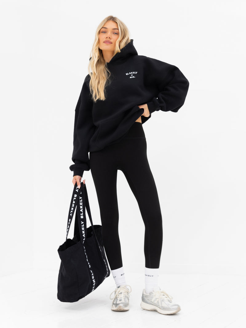 Hallie Oversized Hoodie - Schwarz