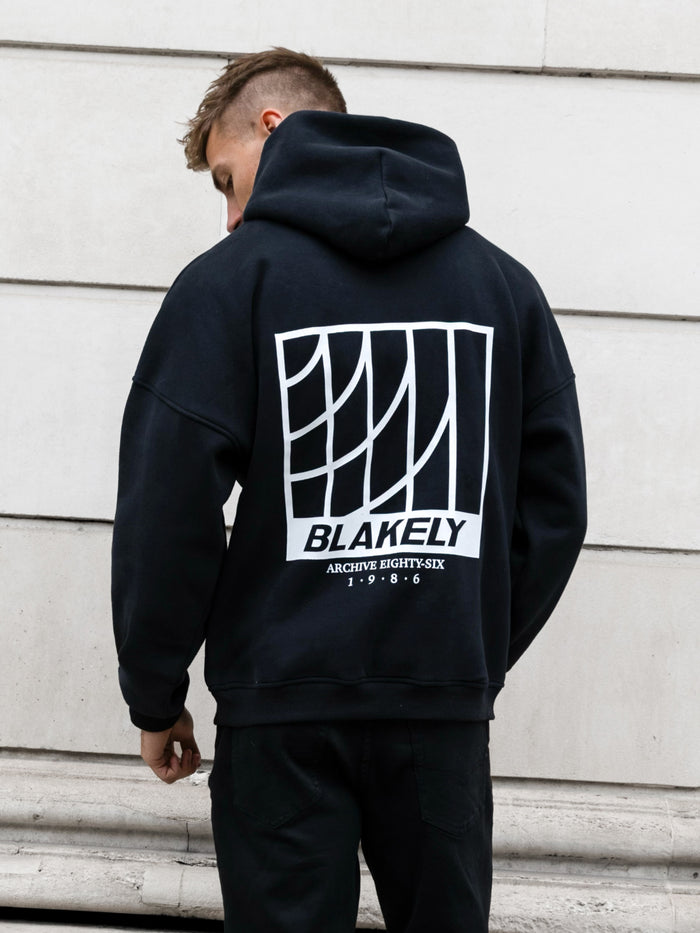 Odell Relaxed Hoodie - Black