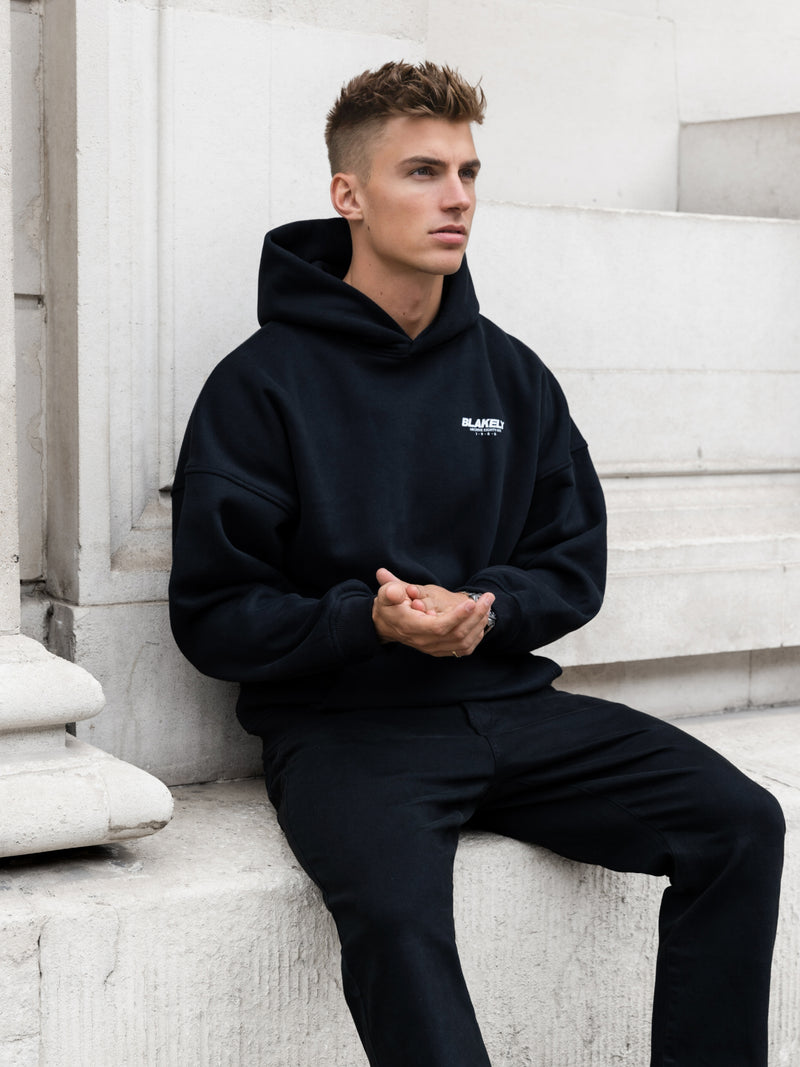 Odell Relaxed Hoodie - Black