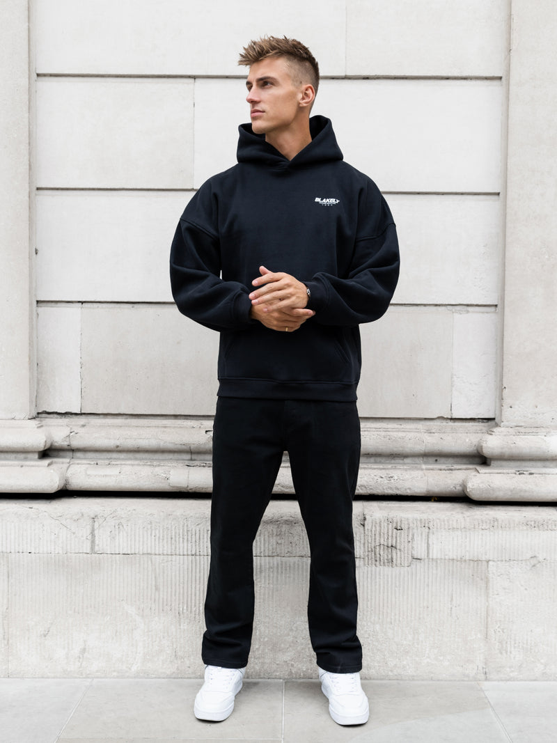 Odell Relaxed Hoodie - Black