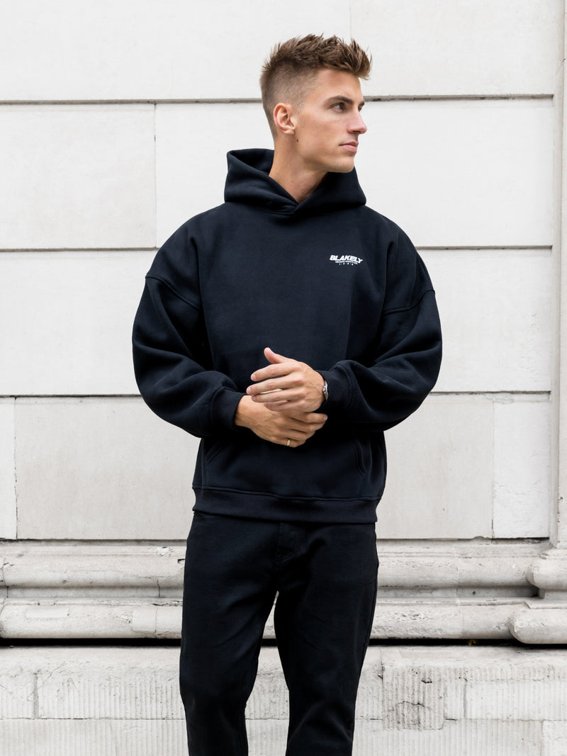 Odell Relaxed Hoodie - Black