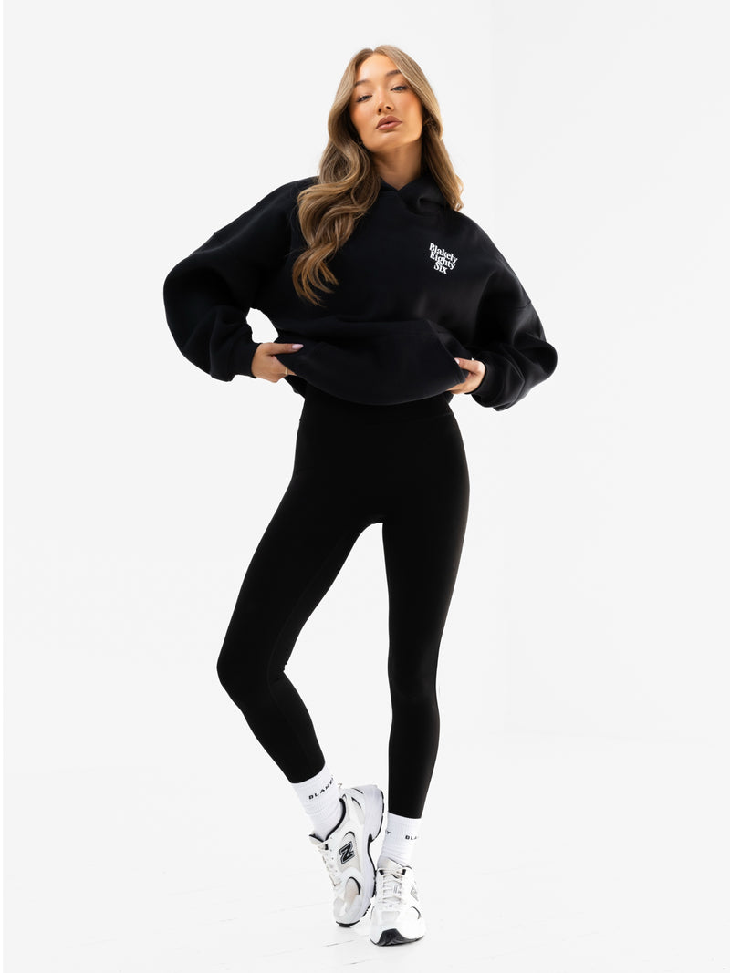 Romi Oversized Hoodie - Black