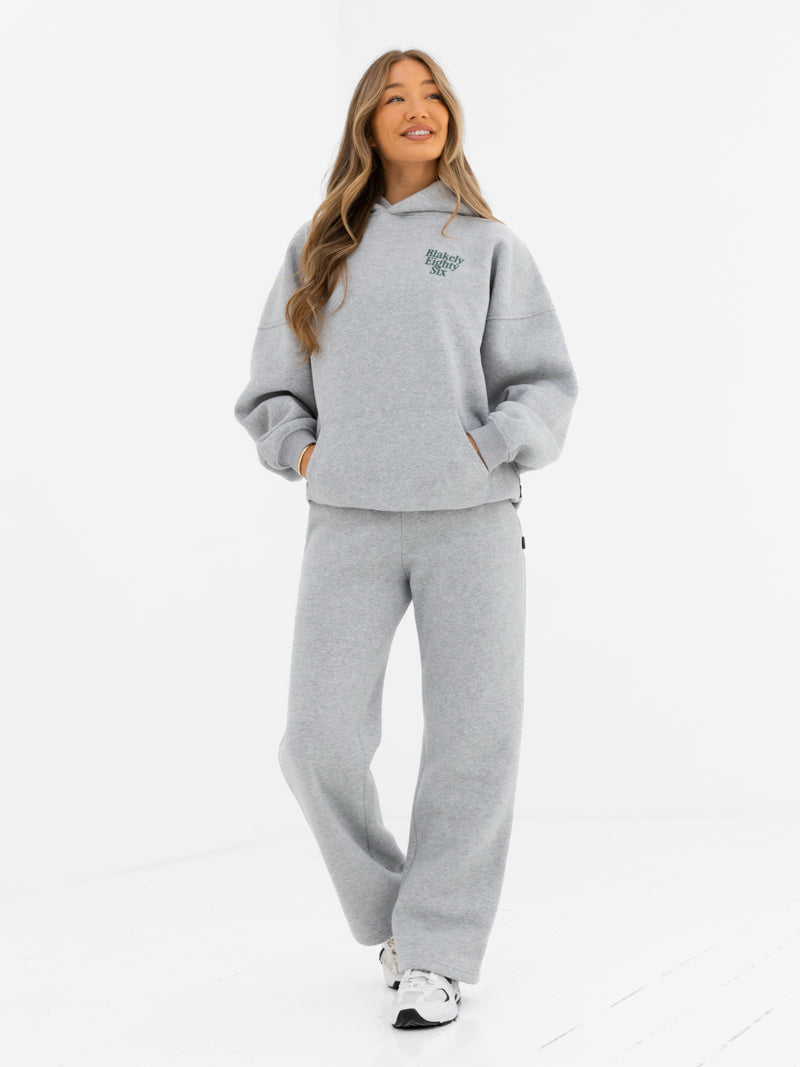 Romi Oversized Hoodie - Marl Grey