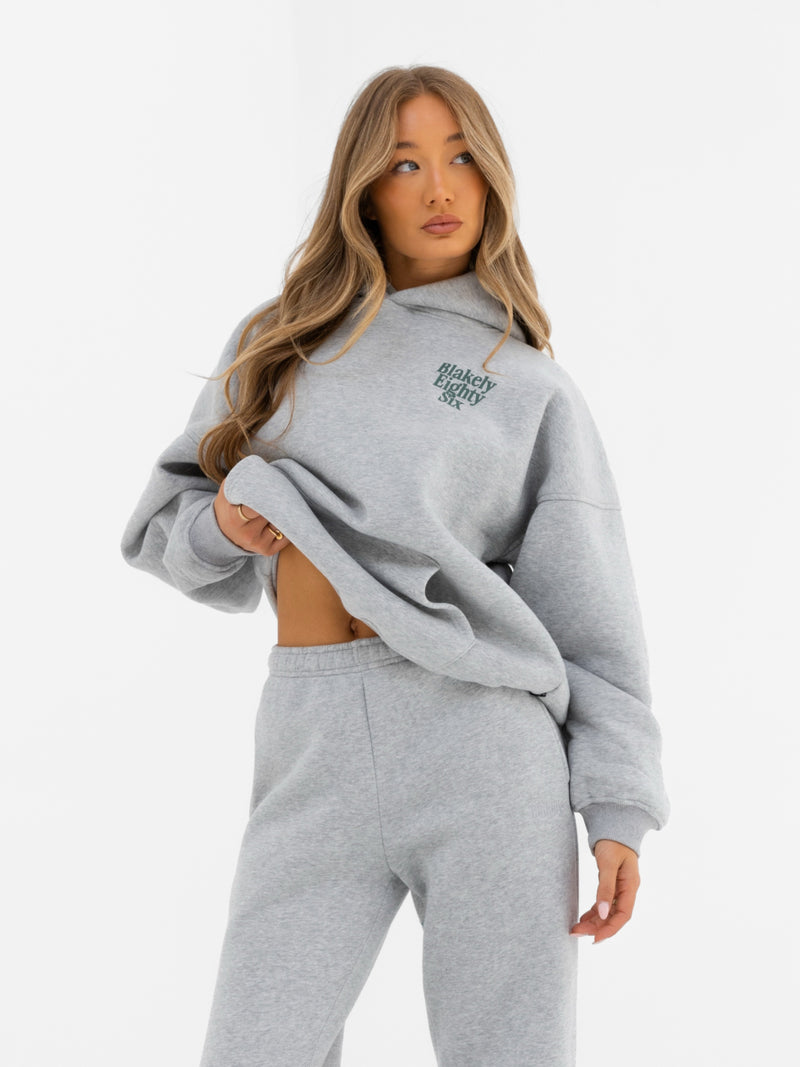Romi Oversized Hoodie - Marl Grey