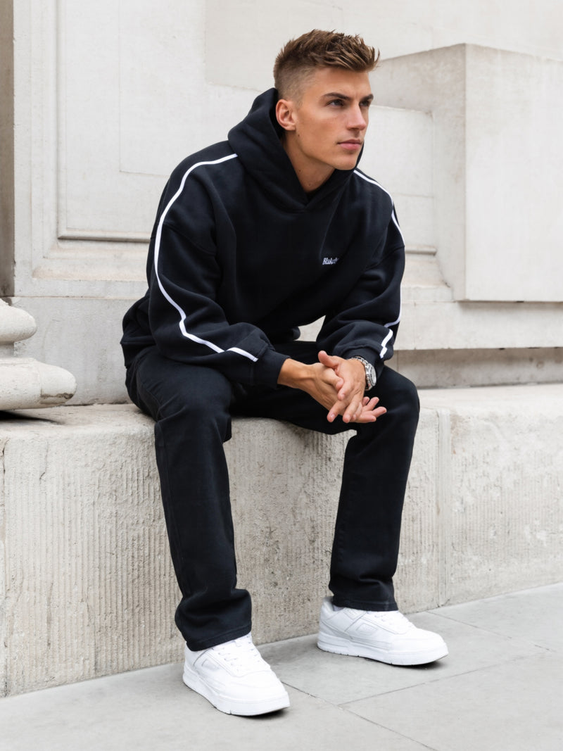 Marlo Relaxed Hoodie - Black