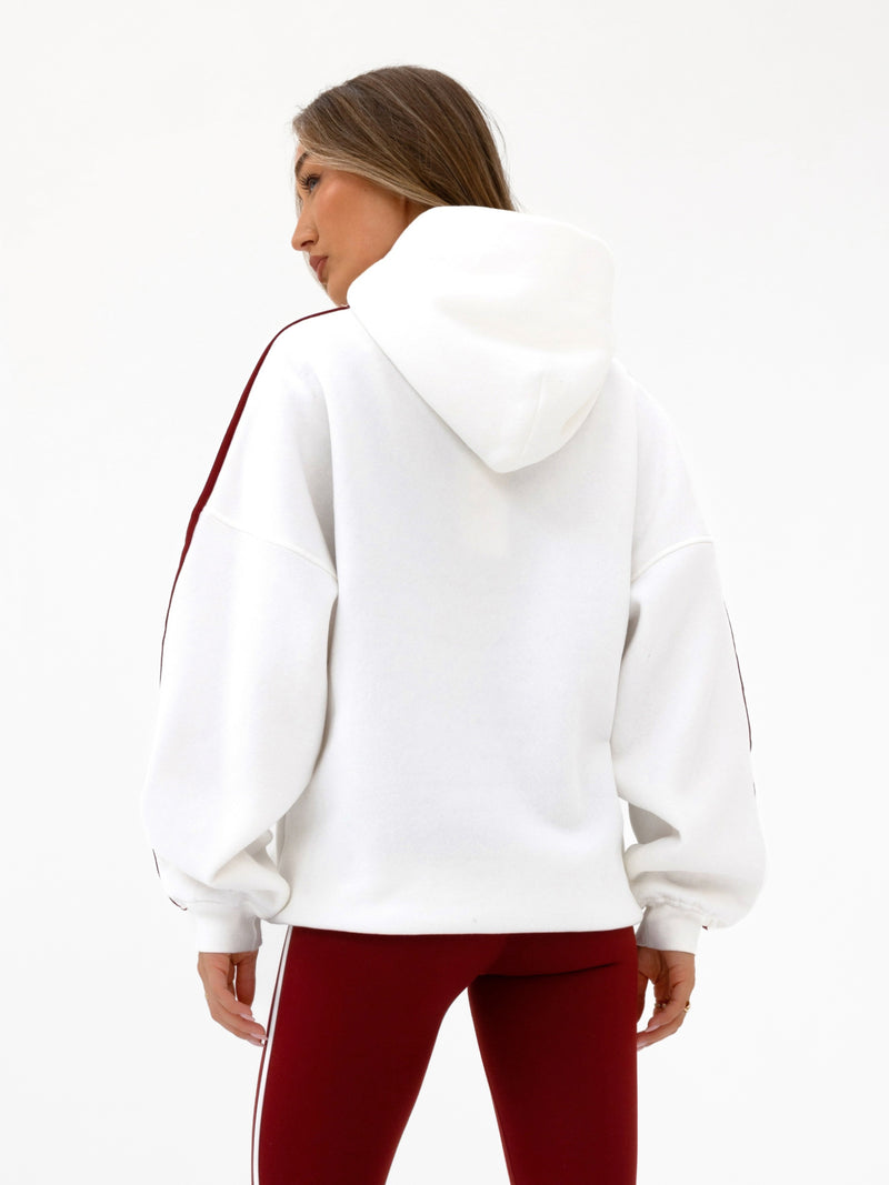 Jada Oversized Hoodie - Flat White