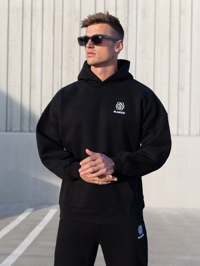 Mateo Relaxed Hoodie - Schwarz