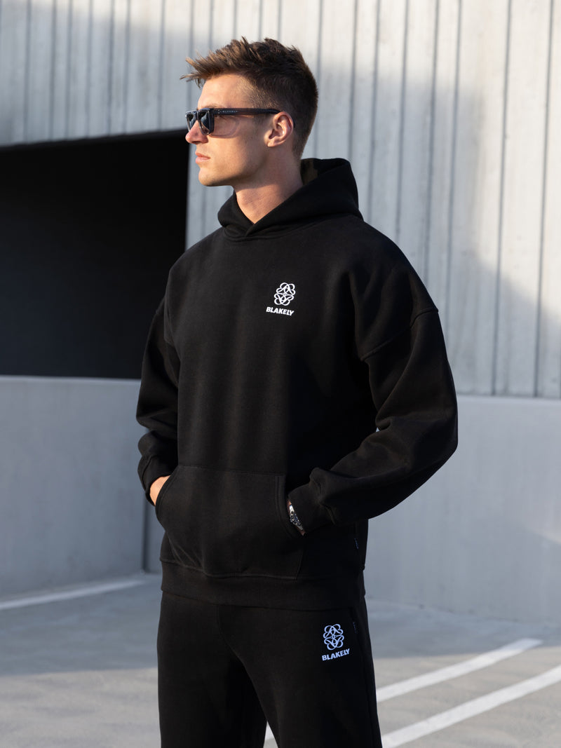 Mateo Relaxed Hoodie - Black
