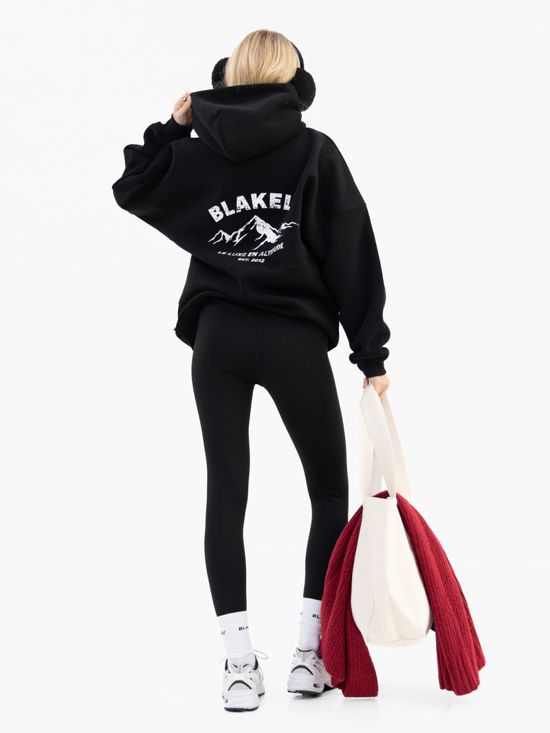 Amari Altitude Oversized Hoodie - Black