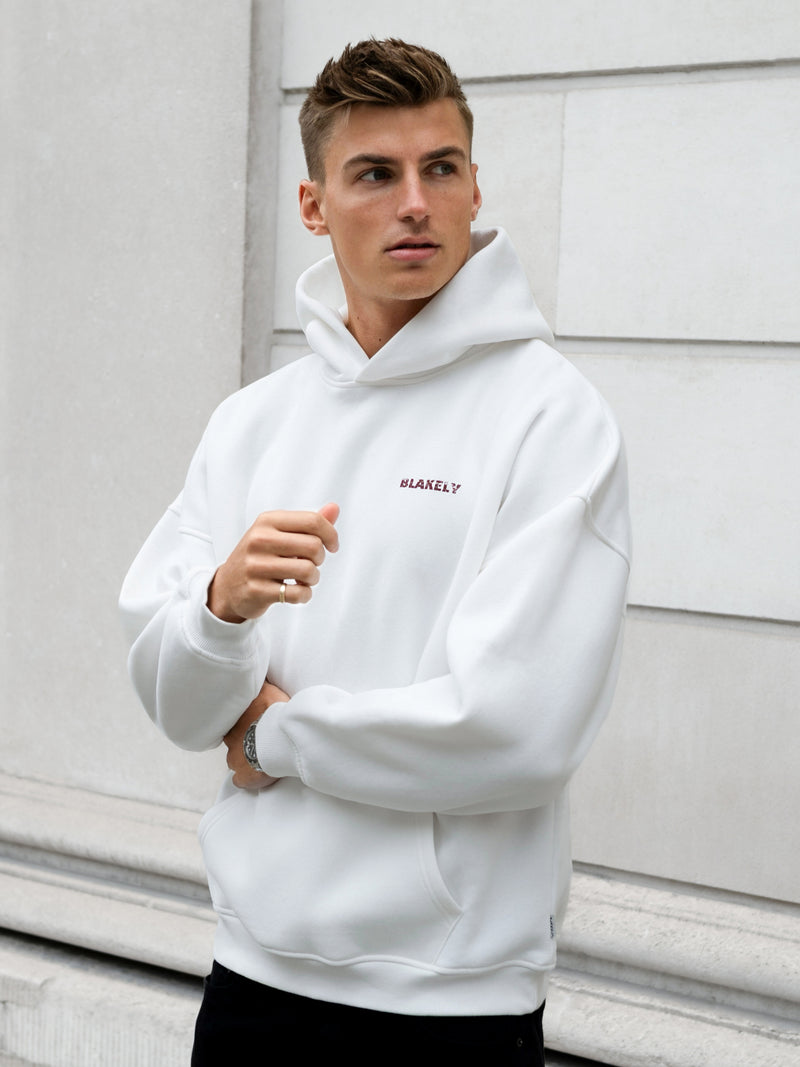 Sonny Ski Relaxed Hoodie - White