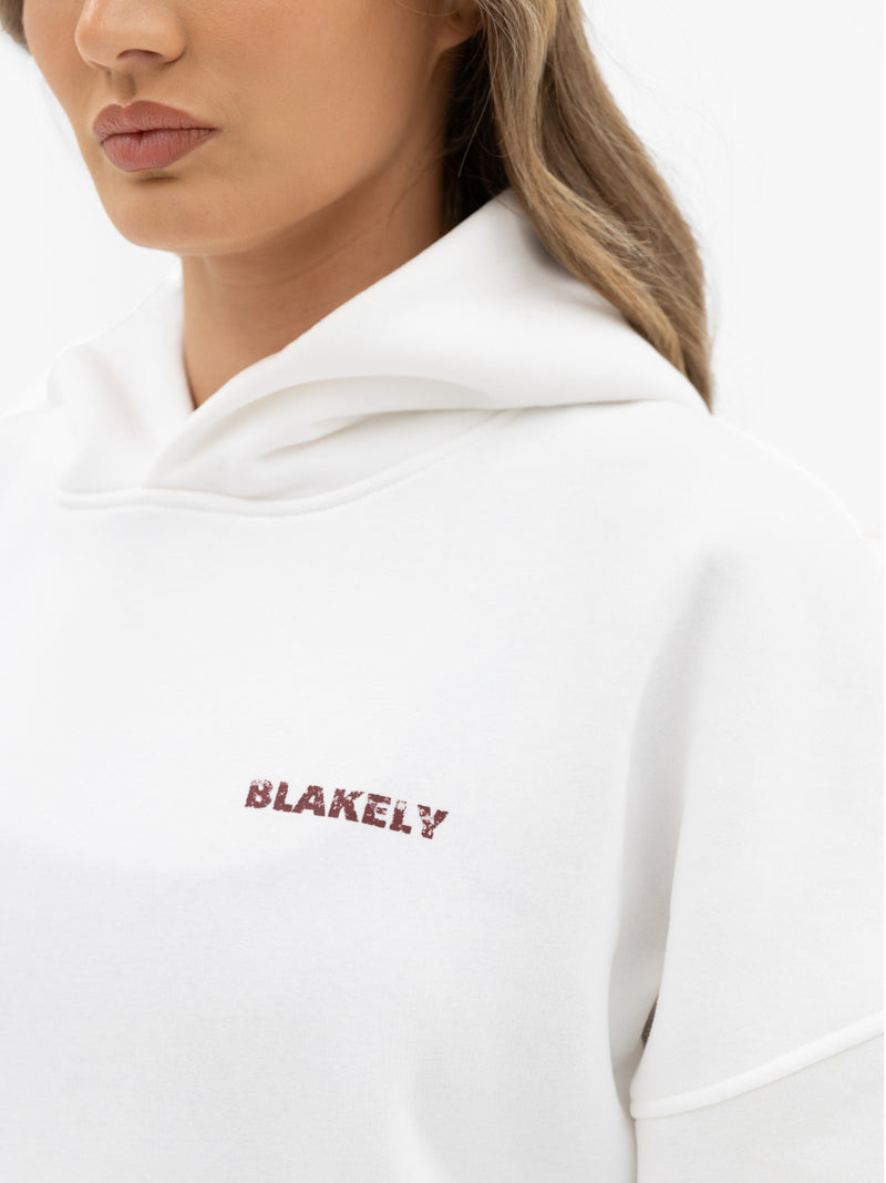 Sloane Ski Oversized Hoodie - White