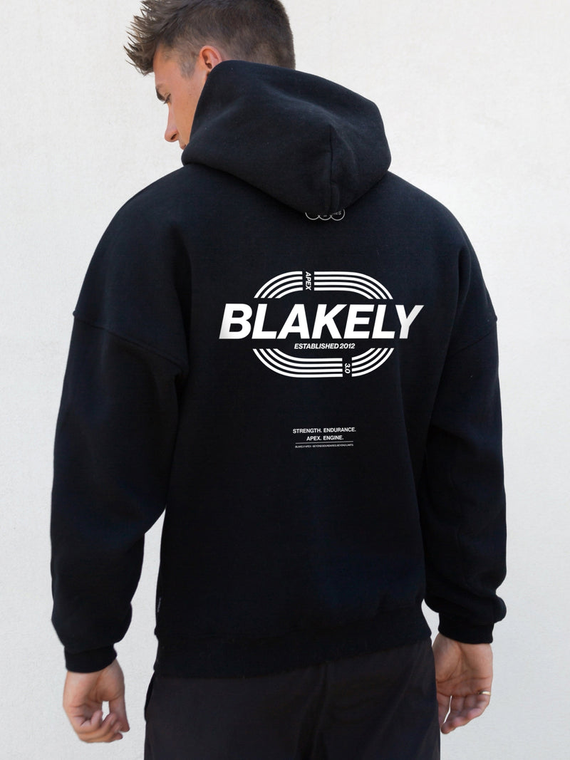 Track Active Hoodie - Schwarz