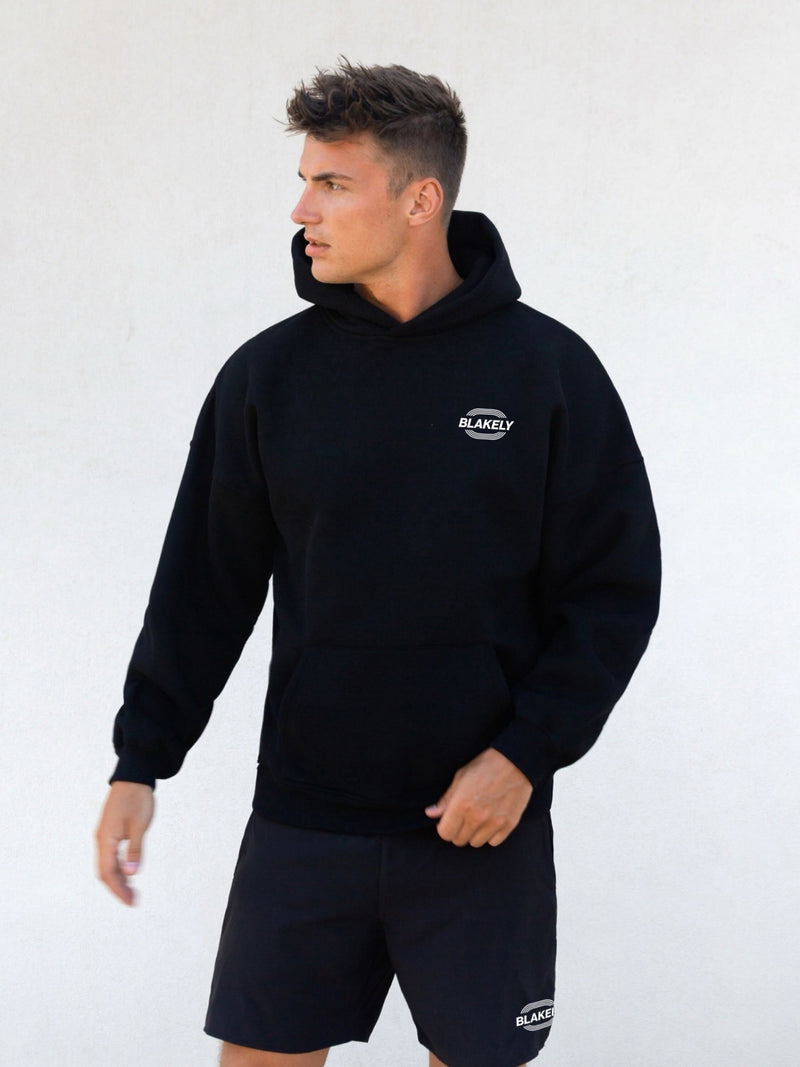 Track Active Hoodie - Schwarz