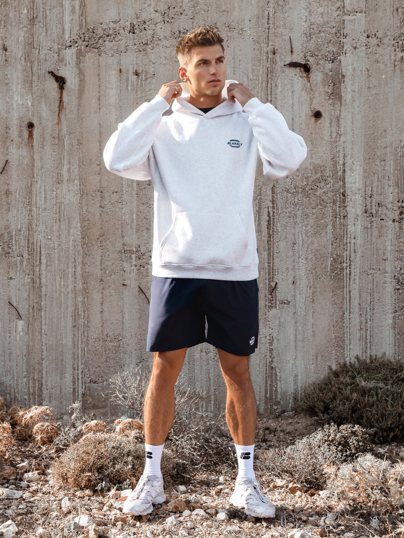 Track Active Hoodie - Mergelweiß