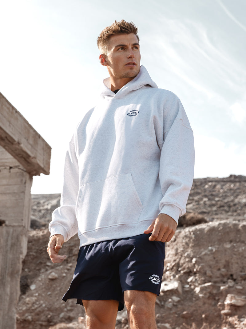 Track Active Hoodie - Mergelweiß