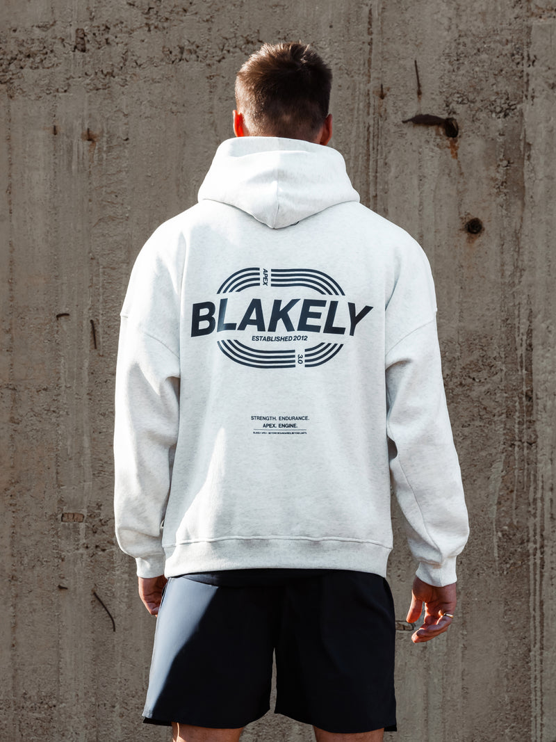 Track Active Hoodie - Mergelweiß