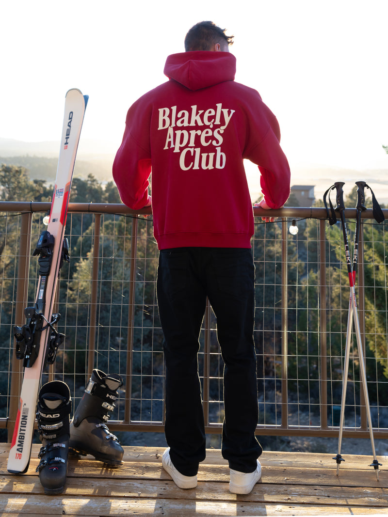 Halden Relaxed Hoodie - Red