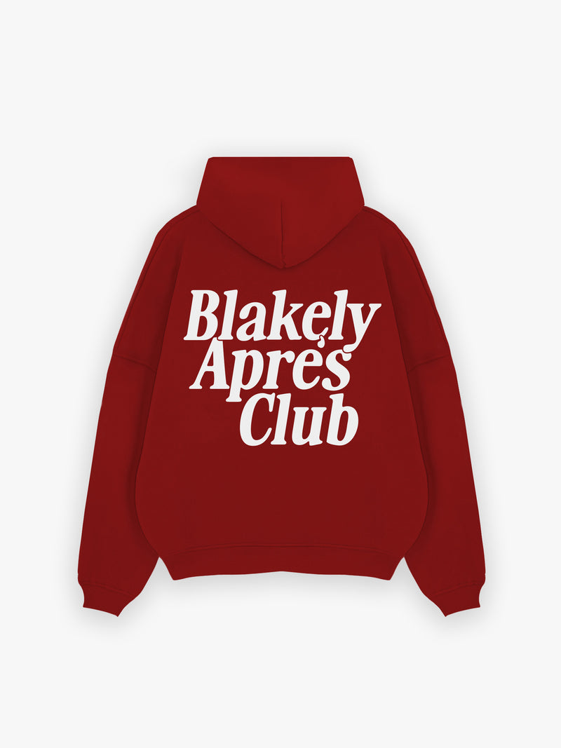 Halden Relaxed Hoodie - Red