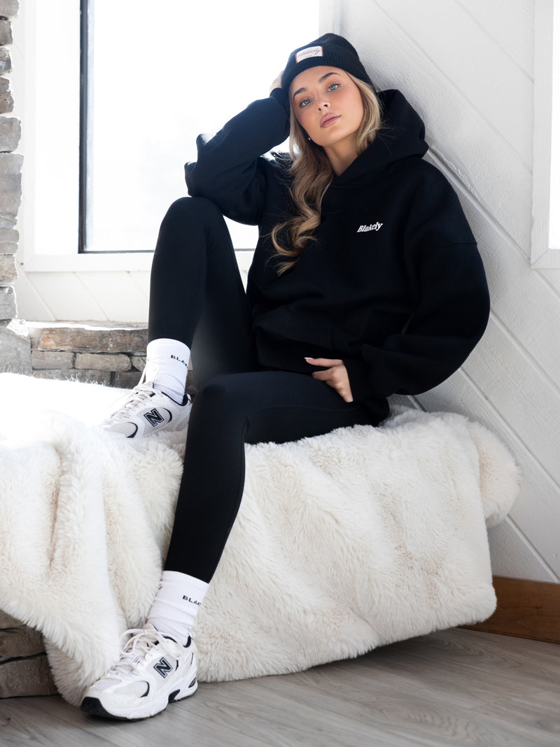 Saskia Oversized Hoodie - Black