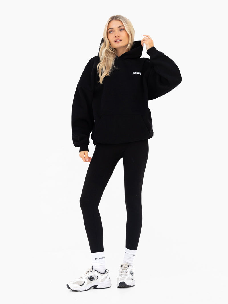 Saskia Oversized Hoodie - Black