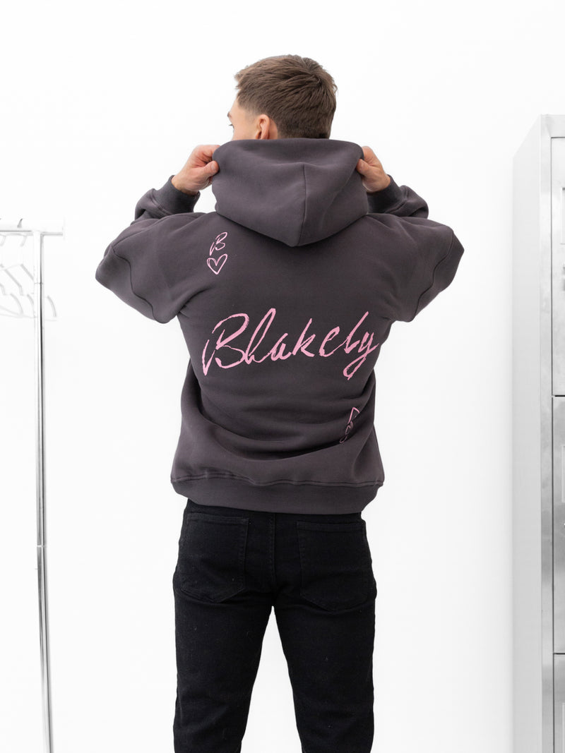 Amos Relaxed Hoodie - Charcoal