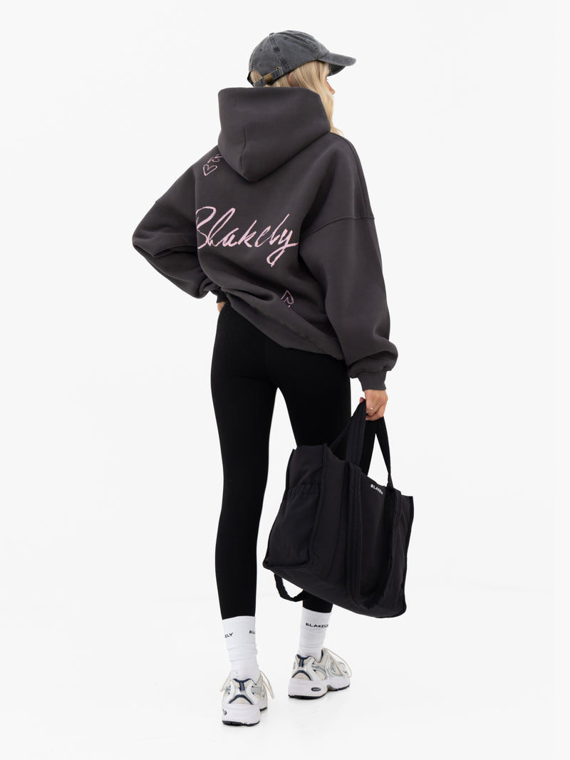 Esme Oversized Hoodie - Charcoal