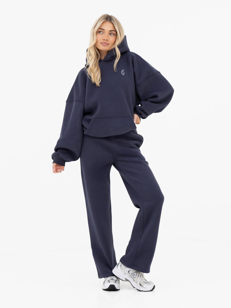 Esme Oversized Hoodie - True Navy