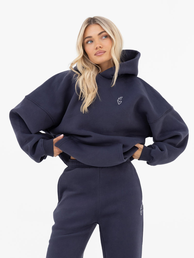 Esme Oversized Hoodie - True Navy