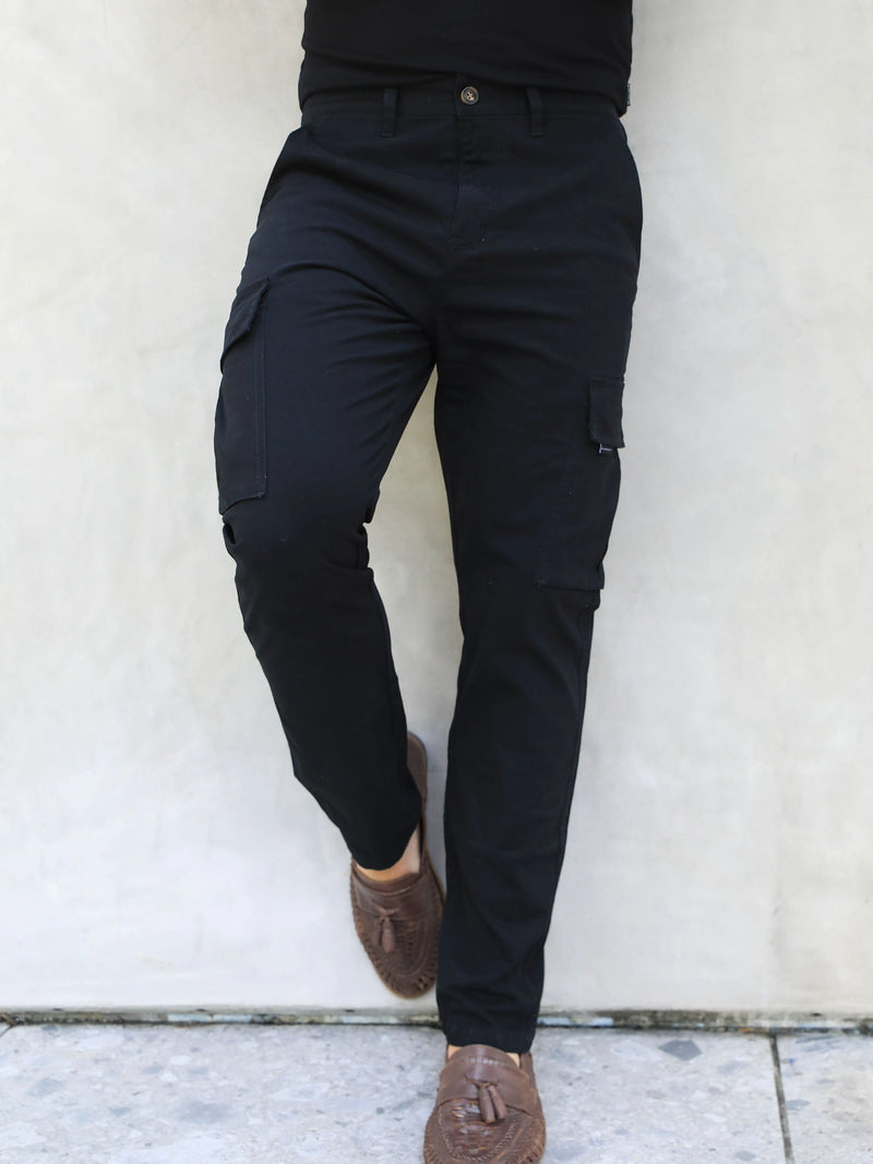 Cargo Trousers - Black