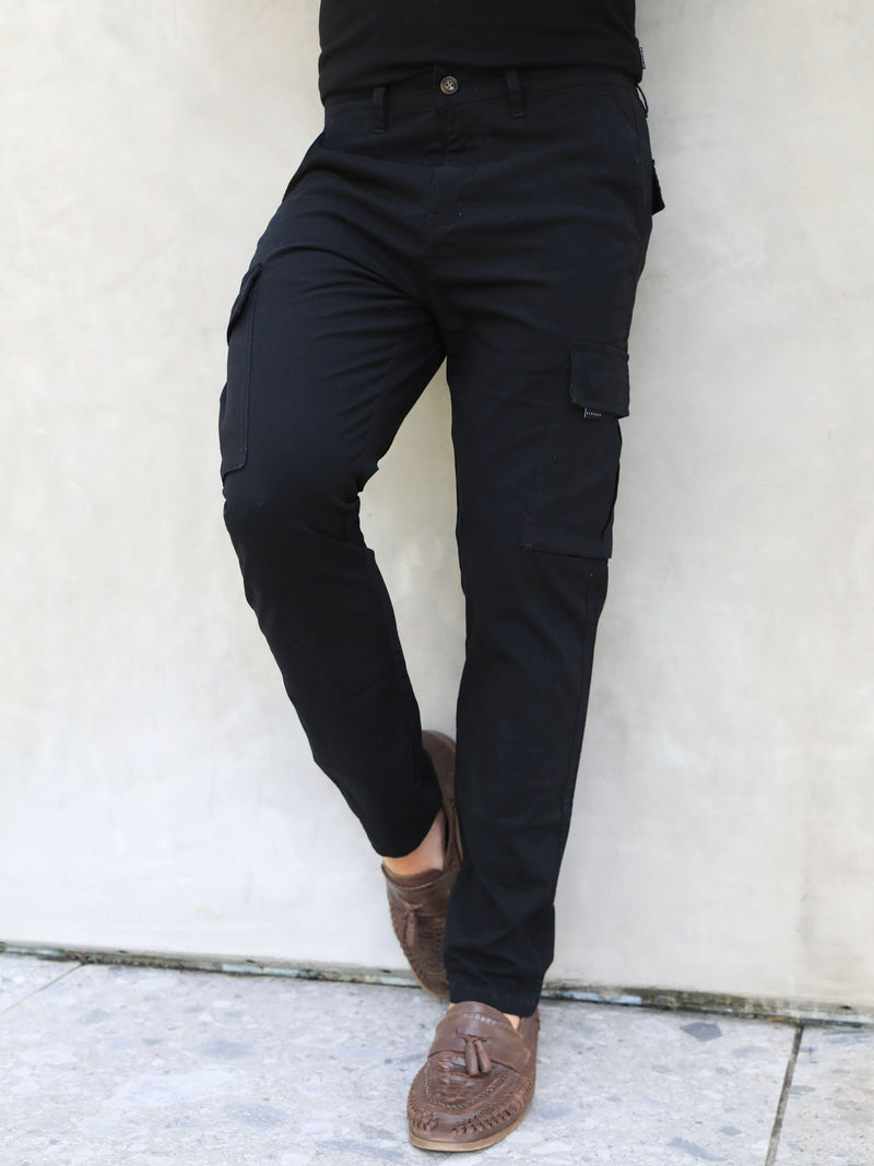 Cargo Trousers - Black